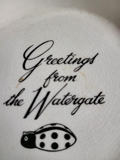Vintage Prince William Pottery Greetings from the Watergate Collector Plate 5.5"