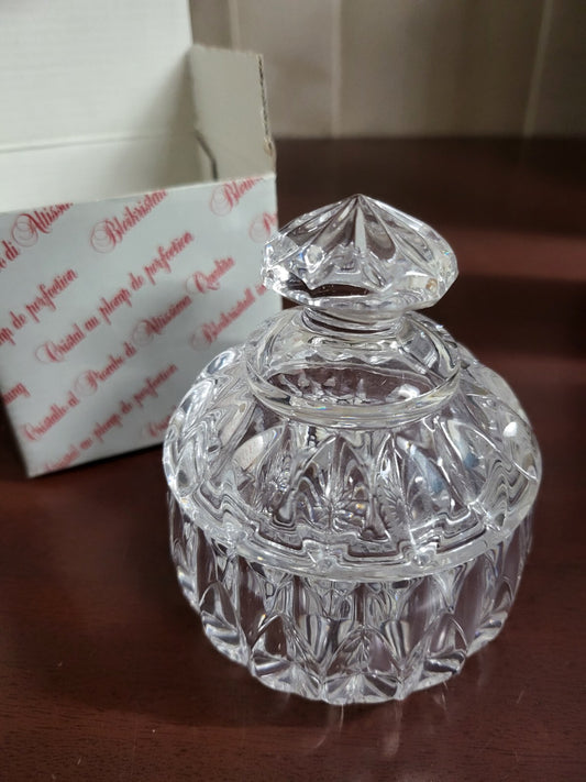 Nachtmann ORION Crystal Candy Dish Ringdose NOS 3.25"W  #4178