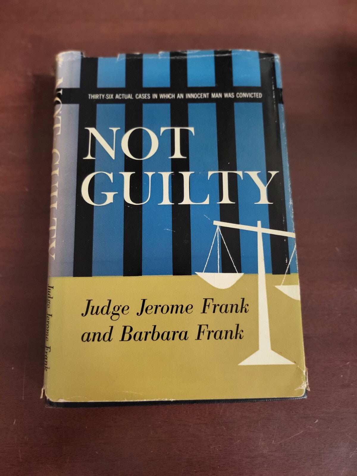 Book ~ Not Guilty 36 Cases...* by Judge Frank & Barbara Frank 1957  #2872