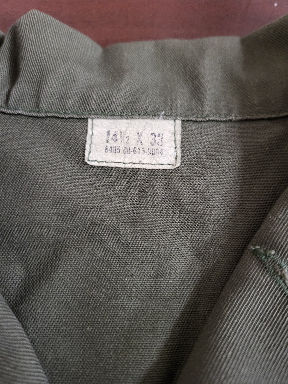Vintage US Air Force Shirt Military Uniform Green