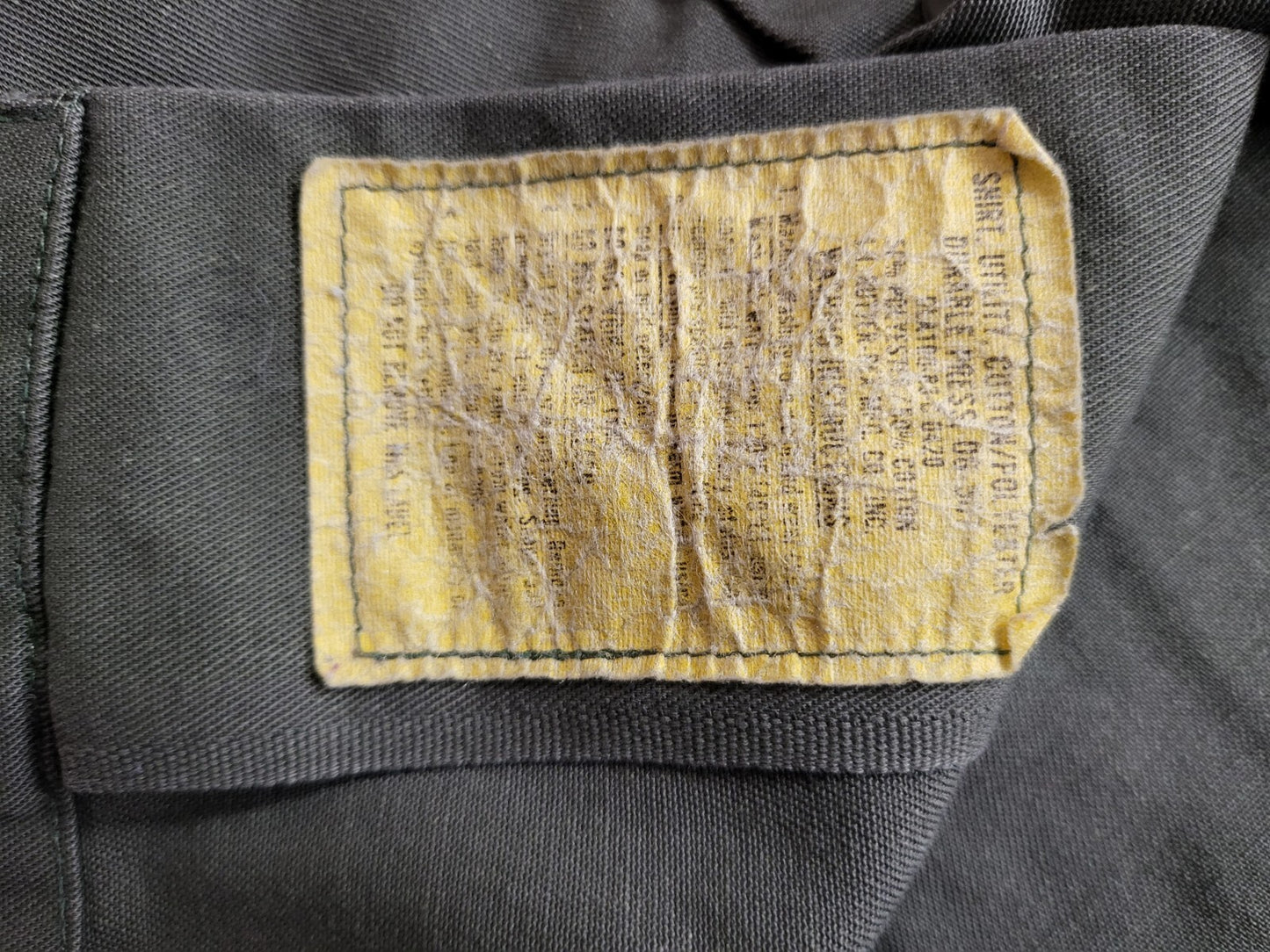 Vintage US Air Force Shirt Military Uniform Green