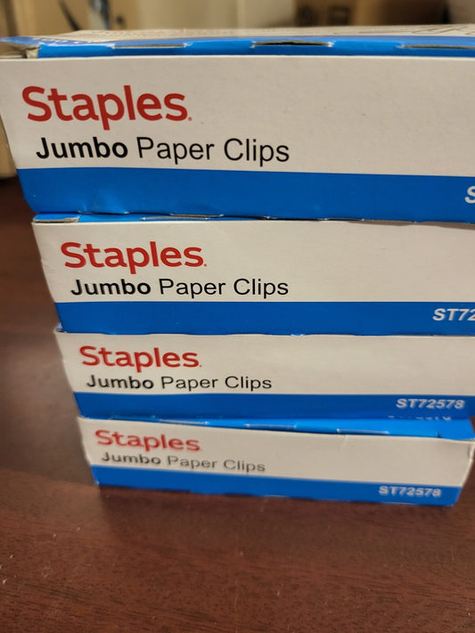 Jumbo Paper Clips 400 ct Smooth Finish ST72578   Office Supply