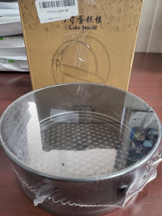 7 Inch Spring Form Pan  2.75"D Steel Dark Gray Cake Cheesecake Ring