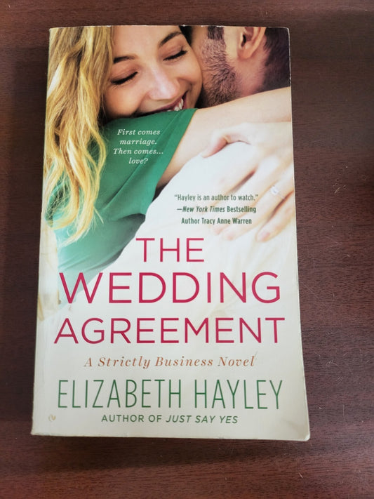 Book - The Wedding Agreement by Elizabeth Hayley   Signet Eclipse publ