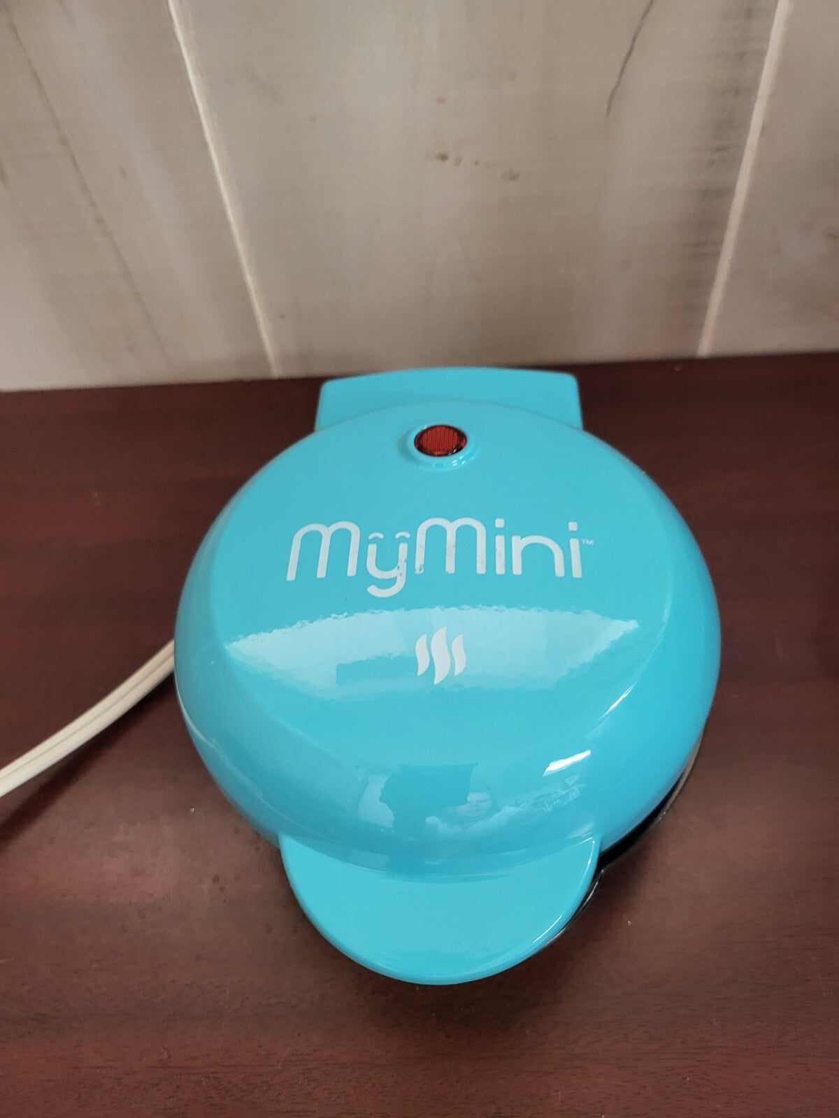 My Mini Waffle Maker Make Pancakes Hand Pies Burgers Omelets MORE Sky Blue ~5"