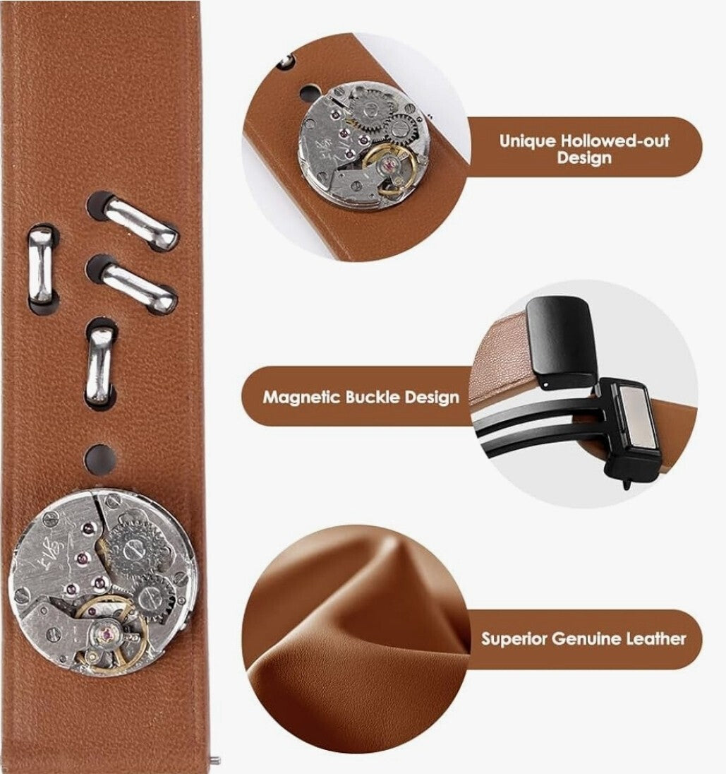 Steam Punk Watch Band Compatible with Samsung Galaxy Watch 7/FE/6/5/4/3