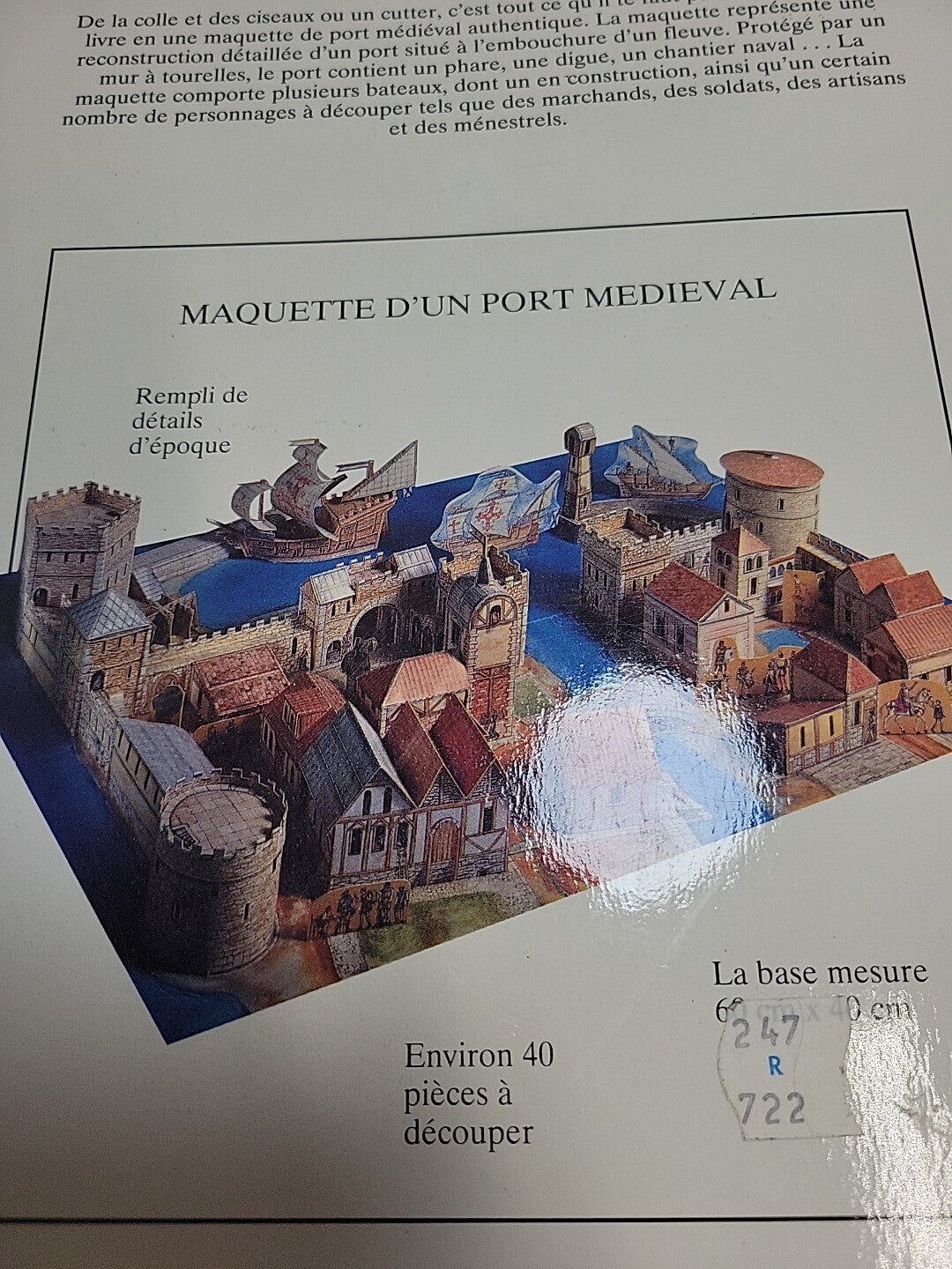 cut and assemble books 3d Medieval Castle