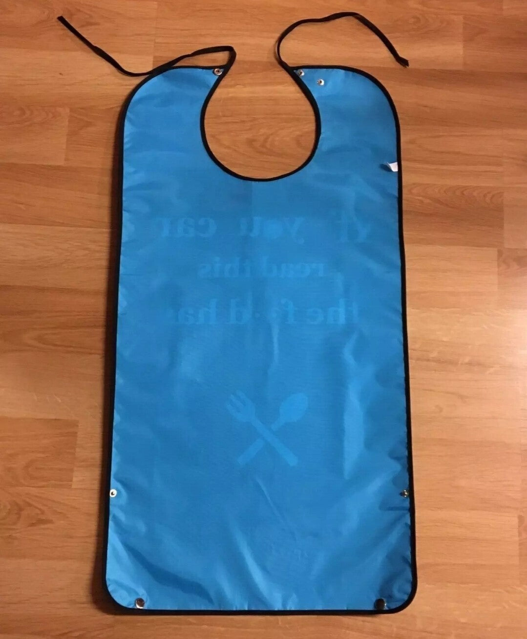 Adult Bib For Eating - Clothing Protector  w Crumb Catcher - Waterproof