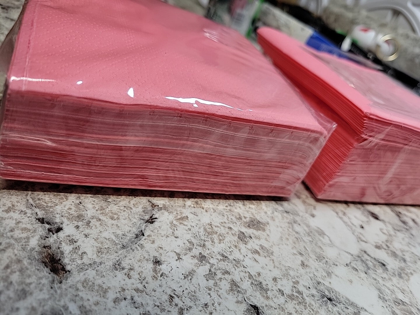 pink napkins 2 Stacks