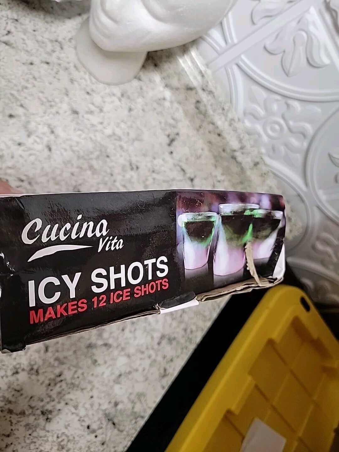 Ice Shot Glasses  Ice Mold - 12 Ice Glasses and 1 Serving Tray
