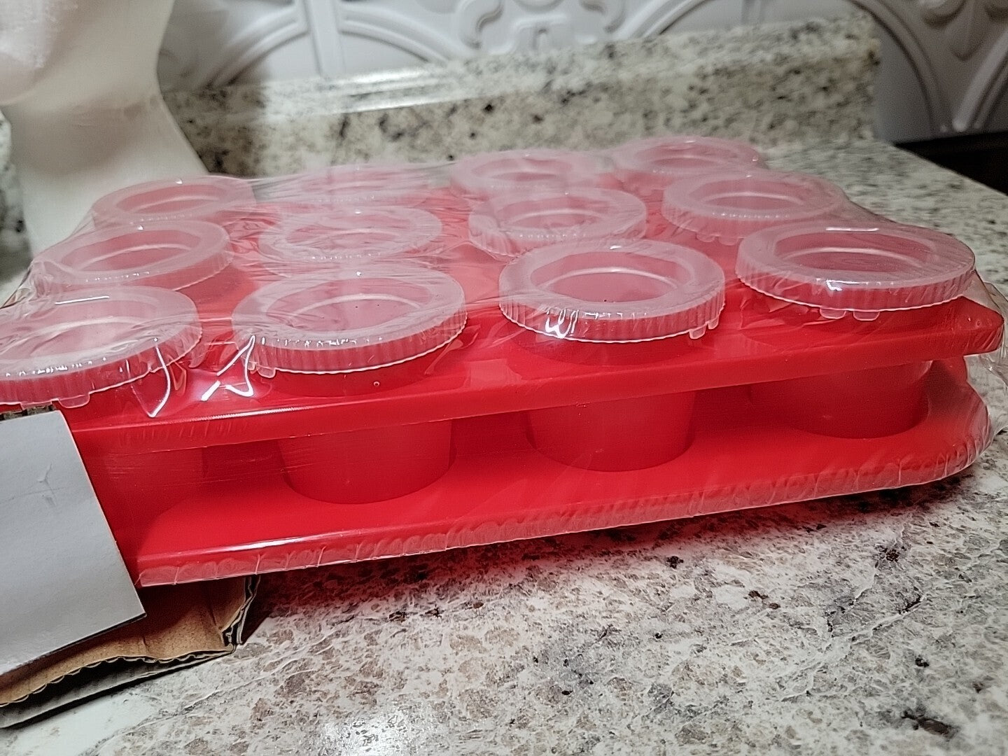 Ice Shot Glasses  Ice Mold - 12 Ice Glasses and 1 Serving Tray