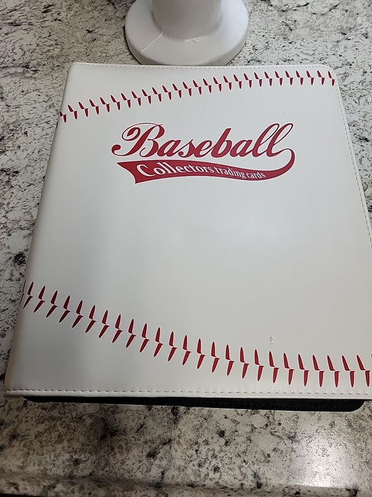 baseball card binder album Clear Full Of Old Baseball Cards