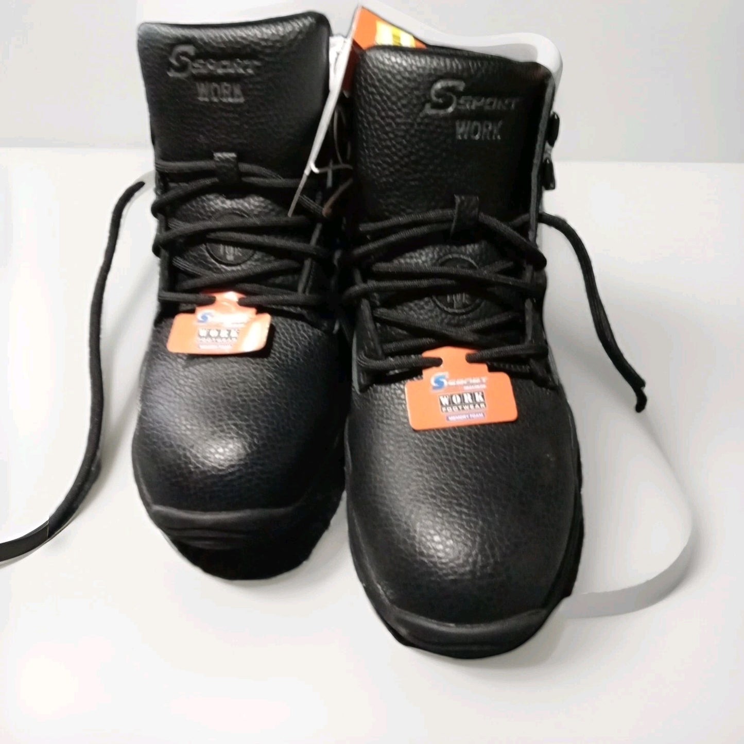 S Sport By Skechers Mens Elton Steel Toe Leather Work Boots 88421397 Black 7
