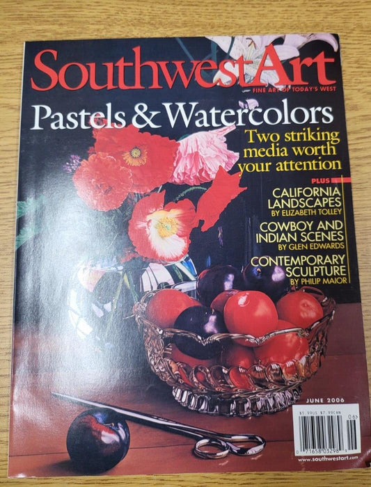 Book - Southwest Art Pastels & Watercolors Magazine June 2006  #2734