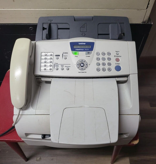 Brother IntelliFAX 2820 Fax Machine / Copier    Works, but needs a toner