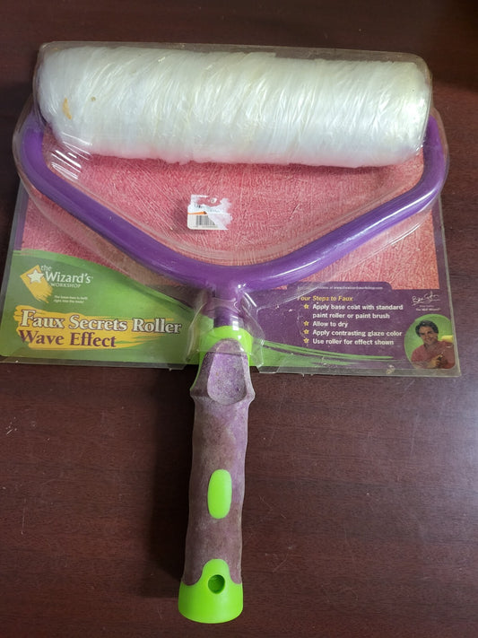 Wave Effect Pattern Paint Roller DIY Faux Secrets  NOS