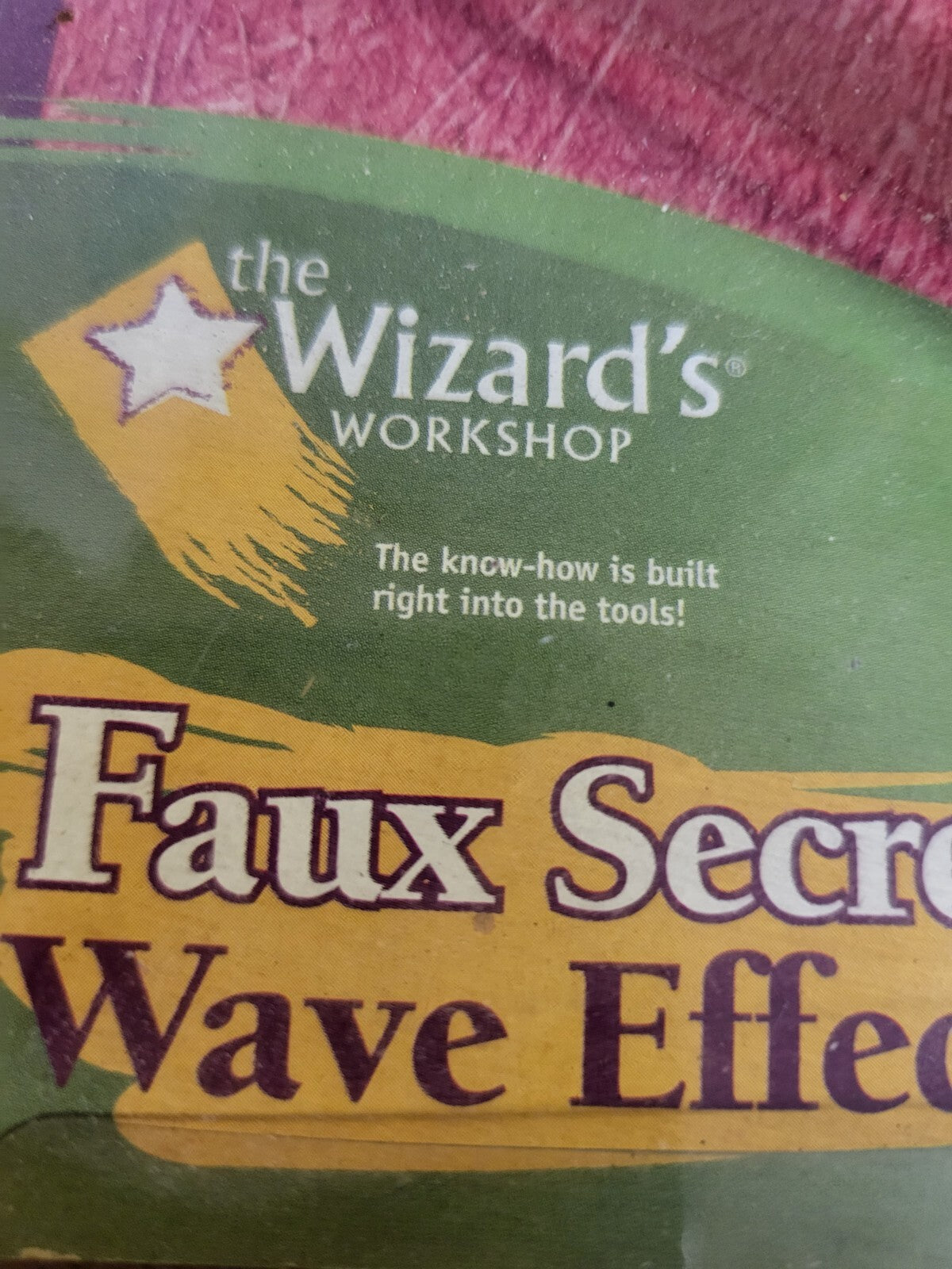 Wave Effect Pattern Paint Roller DIY Faux Secrets  NOS