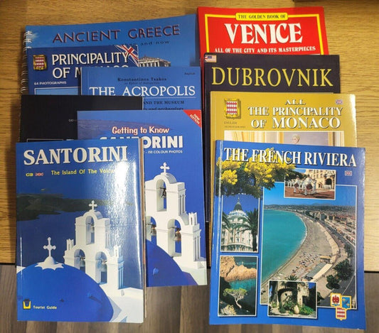 Book Lot - 10 Travel Books  See Desc & Photos #2753