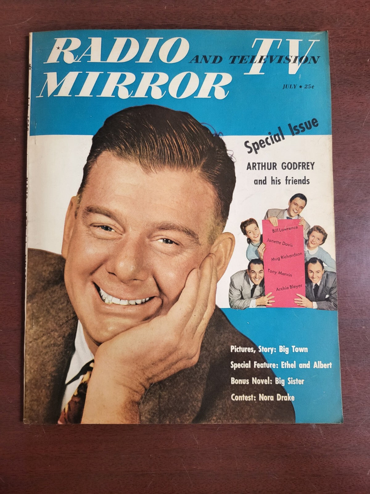 Book - Radio and TV Television  Mirror Magazine July 1950 #2695