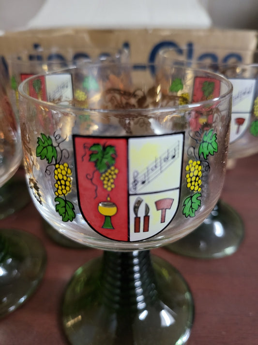 Zwiesel-Glas Wine Rummer Set of 6 Crystal Wine Glasses D-8372 4.5"H each #4180