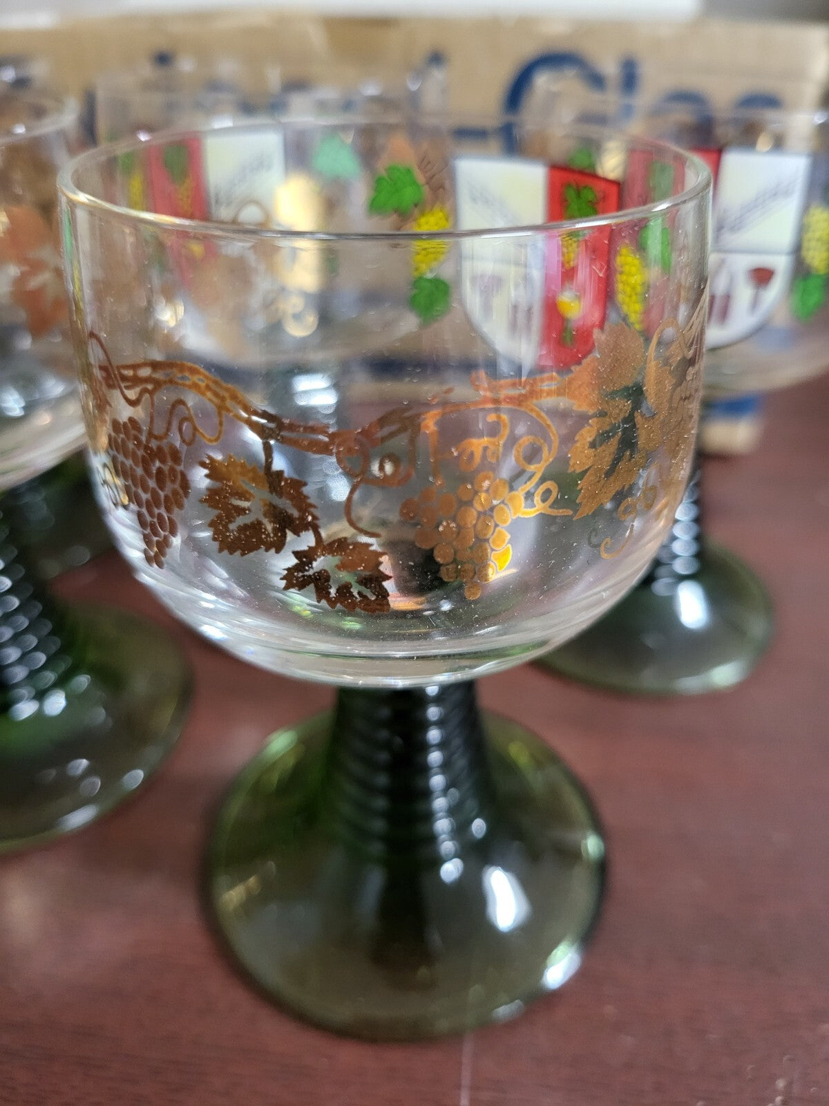 Zwiesel-Glas Wine Rummer Set of 6 Crystal Wine Glasses D-8372 4.5"H each #4180