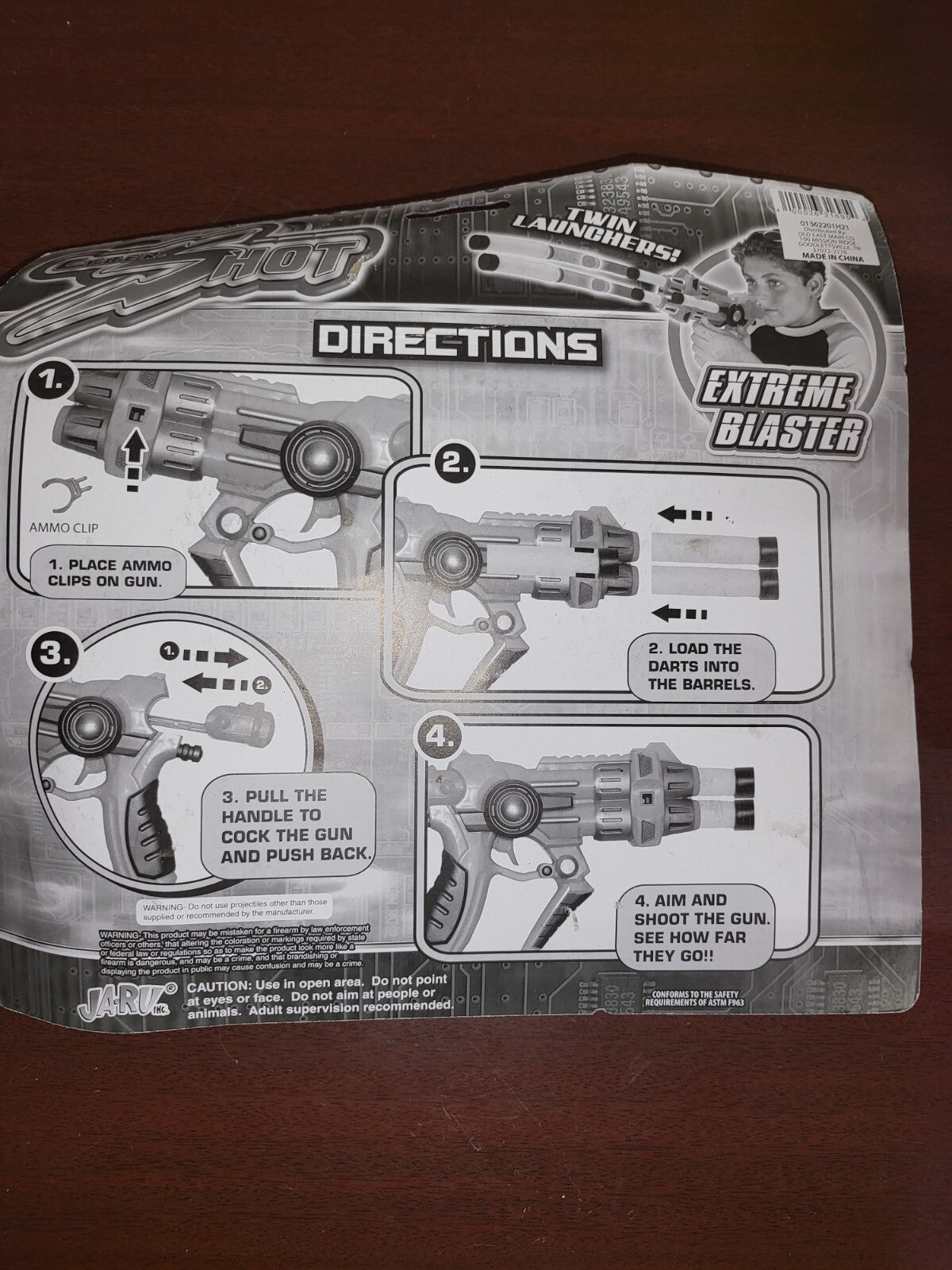 Cyber Shot Soft Foam Twin Launchers Extreme Dart Gun Blaster Toy