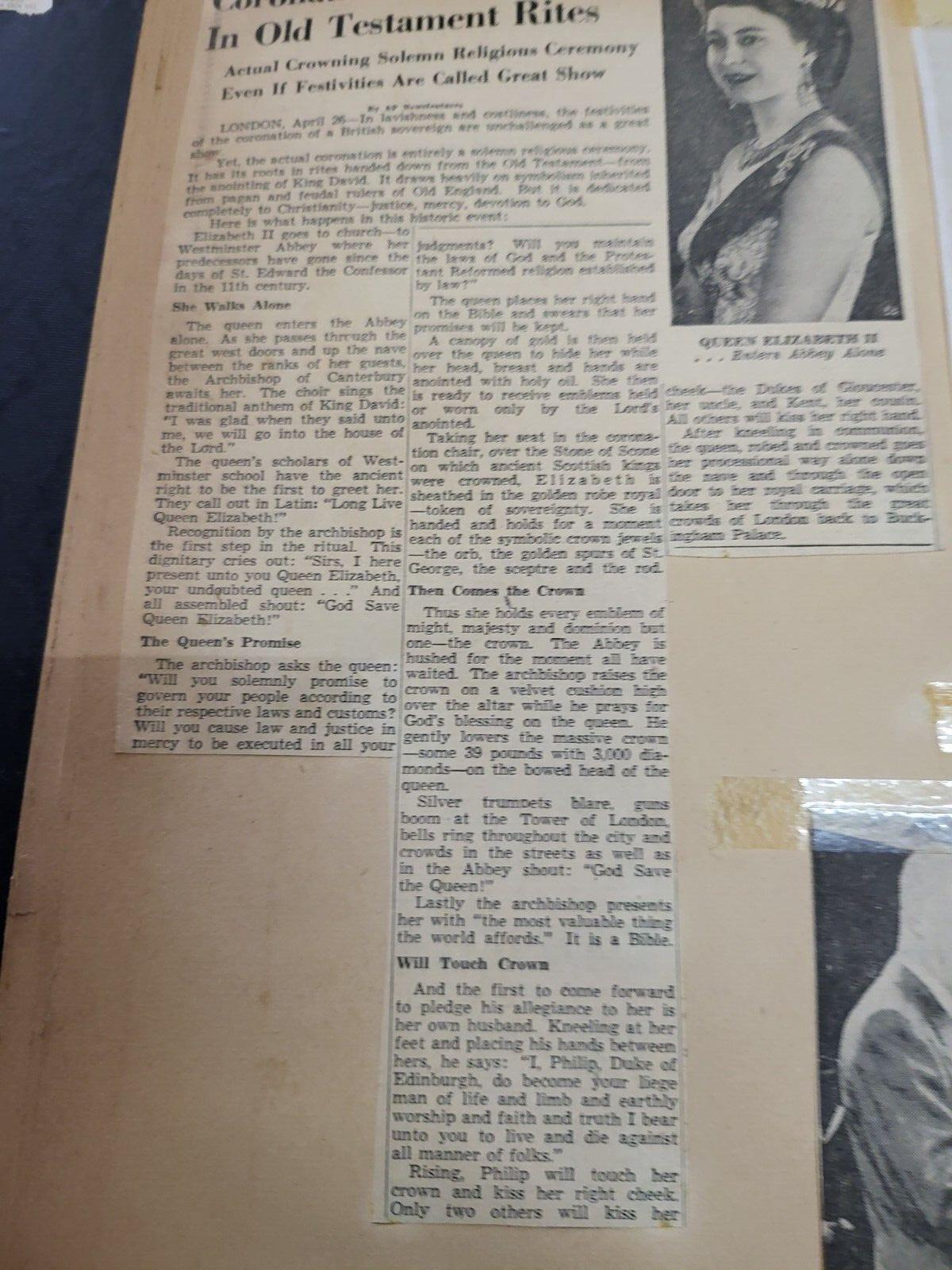 Vintage Scrapbook 1930s era Ohio History News & Personal Memorabilia *  #2810