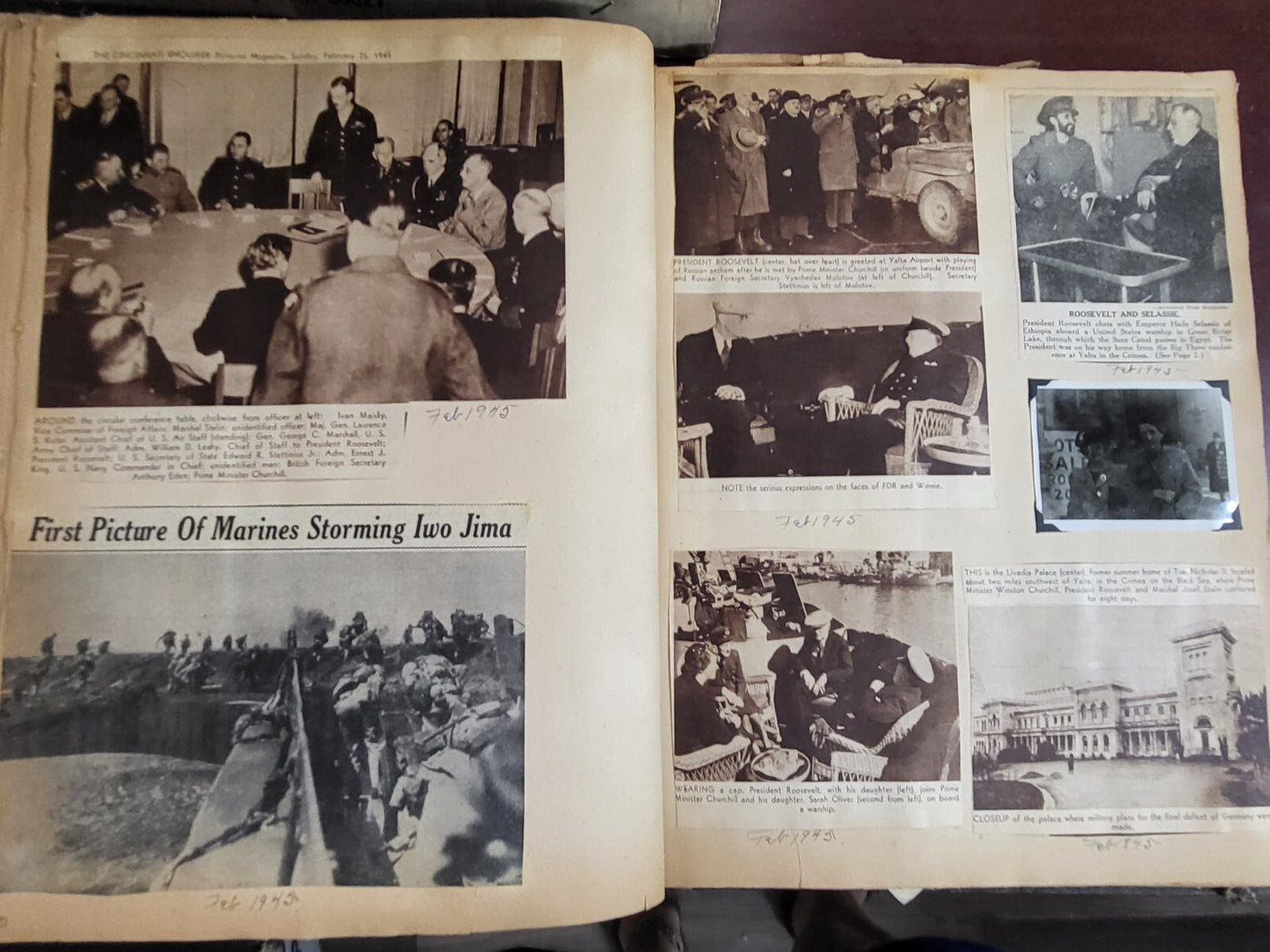 Vintage Scrapbook 1930-70s era National & Local News Personal Memorabilia* #2814