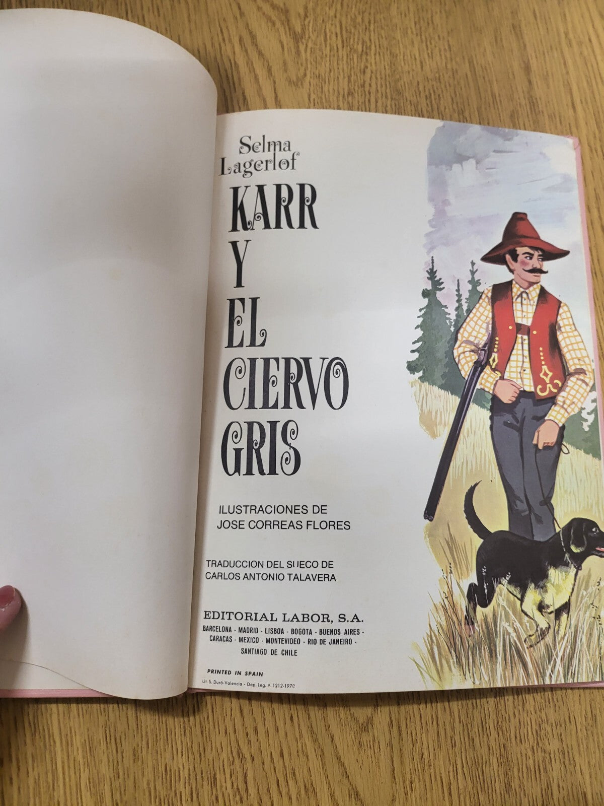 Book - Karr Y El Ciervo Gris   Karr And The Gray Stag   Spanish	Selma Lage #2763