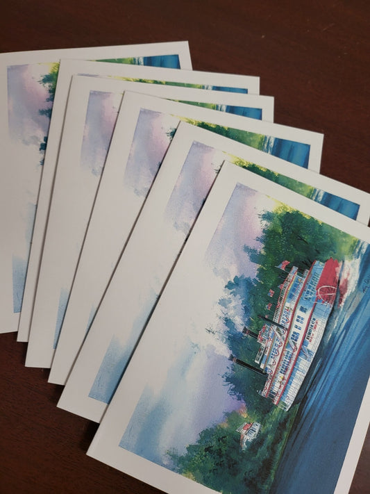 Greeting Cards + Envelopes 6 ct Watercolor Images   NWT Tom Gaither