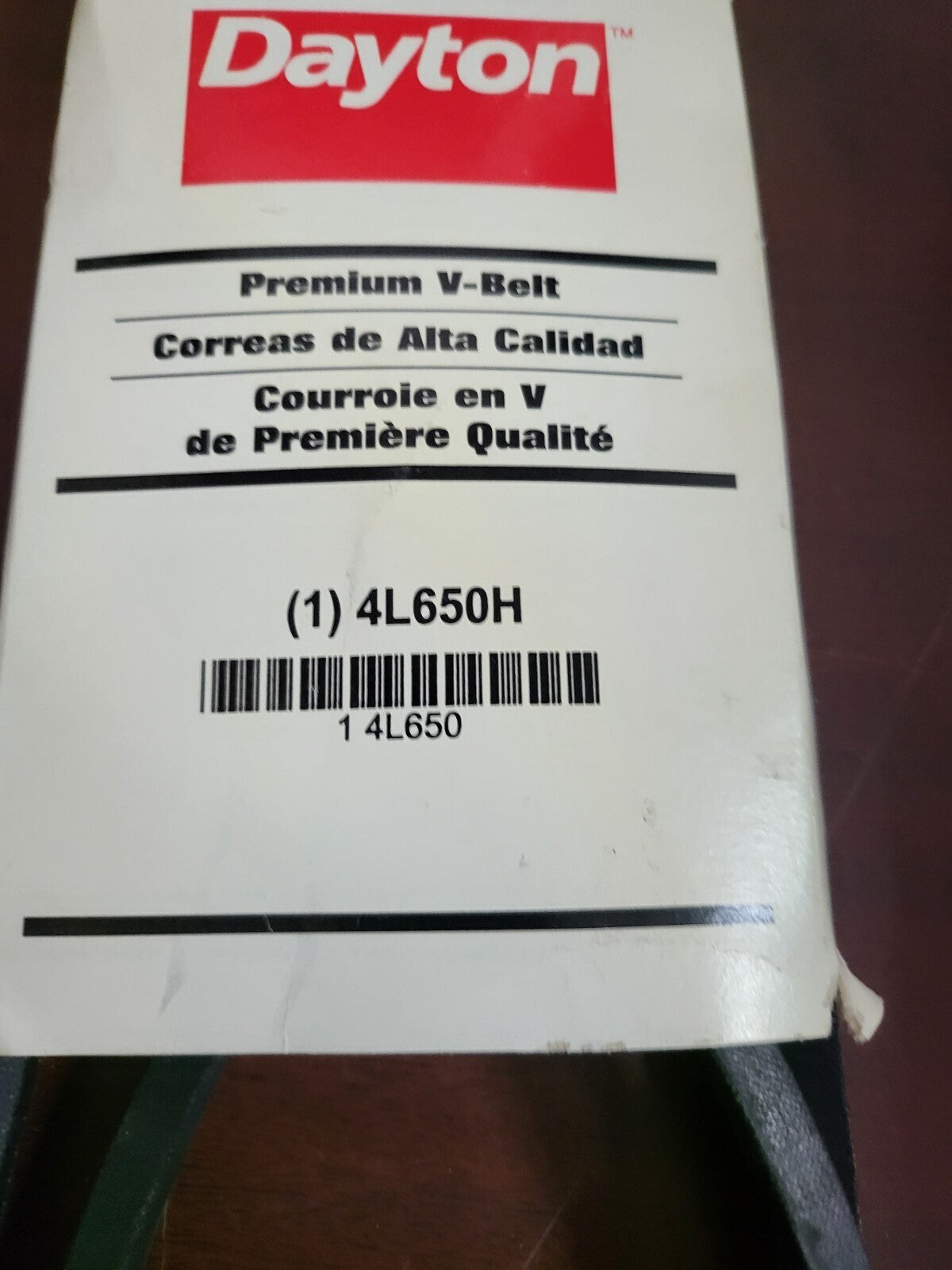 Premium V Belt -  Dayton  4L650H 4L650   NWT