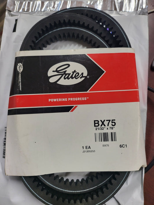 Belt - Gates NWT BX75 21/32 x 78" J21205253  6C1 Automotive