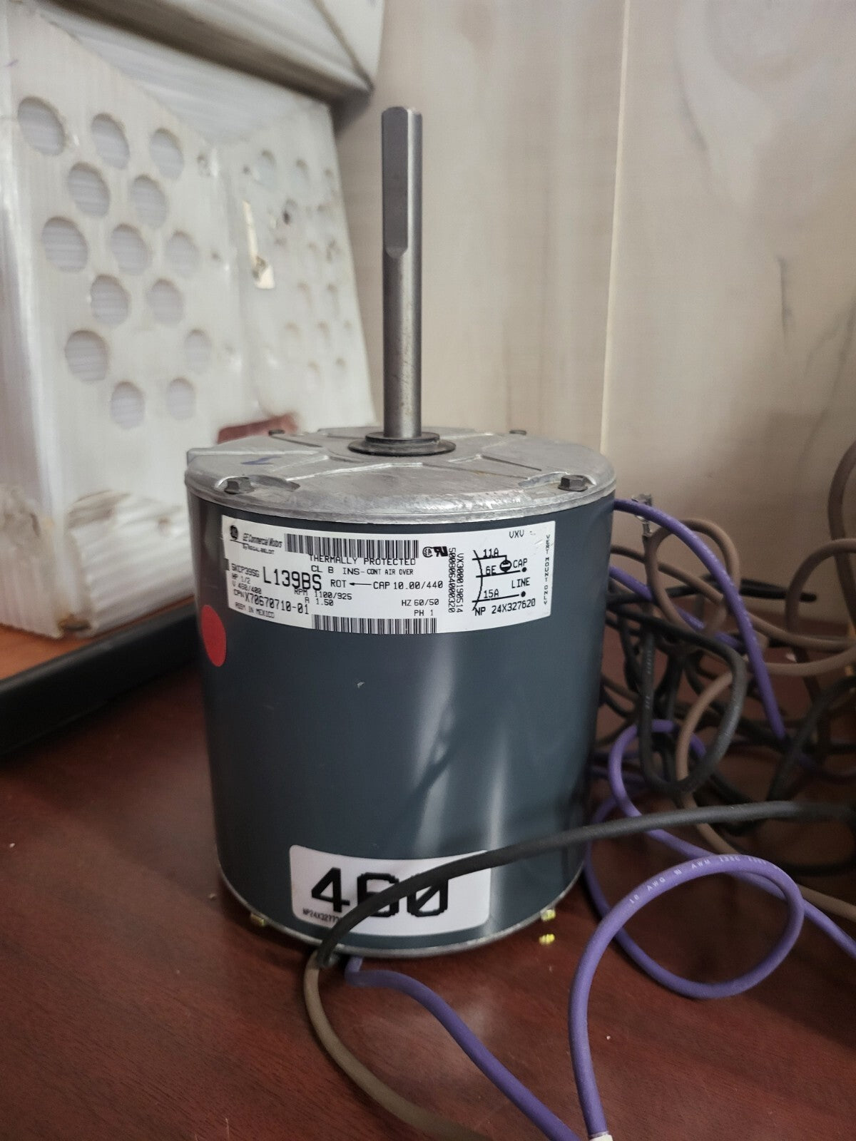 GE Commercial AC Motor  L139BS    5KCP39SG  CPN: X70710-01