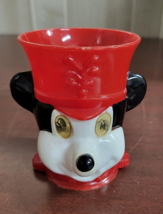 Vintage Disney 1950s Mickey Mouse Cup Club March Leader holographic eyes