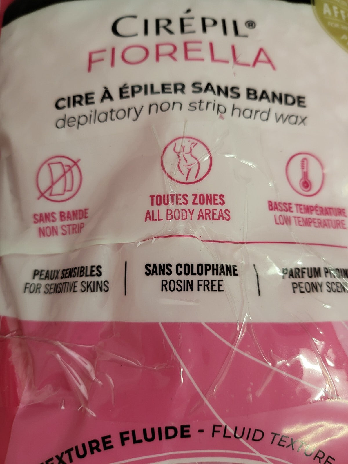 Cirepil Fiorella Depilatory No Strip Hard Wax For Sensitive Skin 28oz  Peony Sce