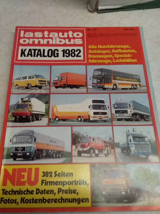 Book - lastauto omnibus Katalog 1982  Alle Nutzfahrzeuge, Anhanger, ... #2607