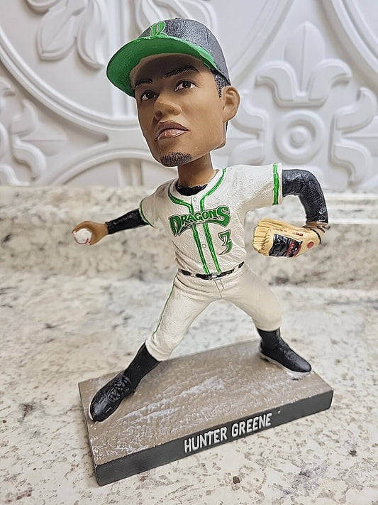 DAYTON DRAGONS MINOR LEAGUE BASEBALL - REDS - HUNTER GREENE BOBBLEHEAD - 2018