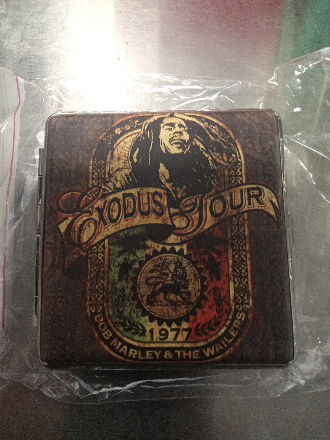 Bob Marley Deluxe Cigarette Case Exodus Tour