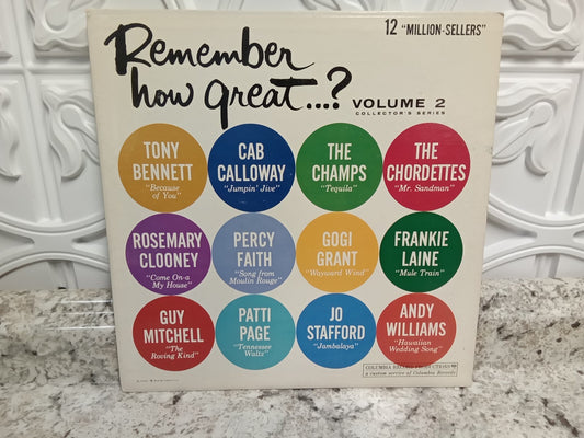Remember How Great Volume 2 LP Record