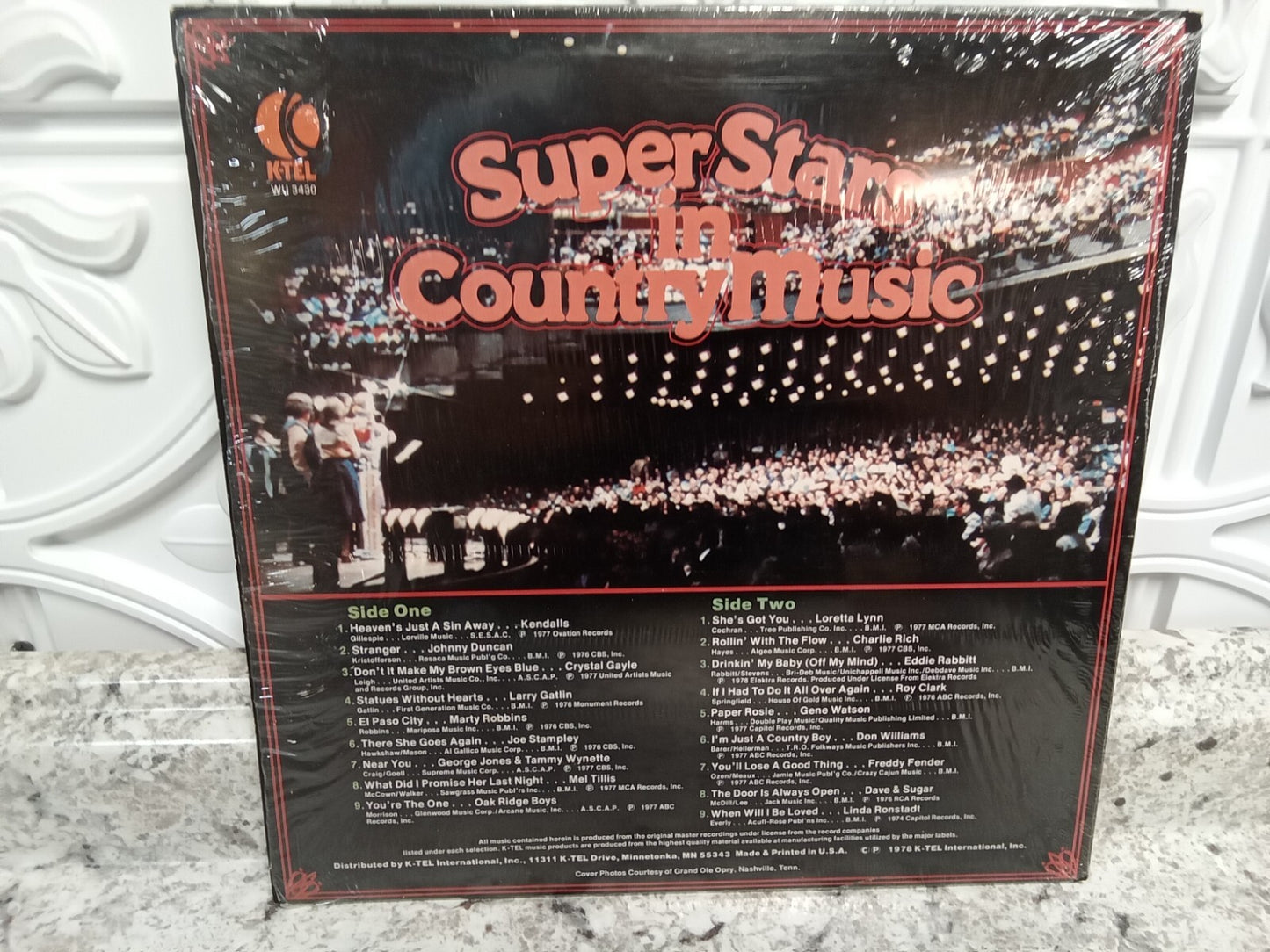 Superstars in Country Music Vinyl Record