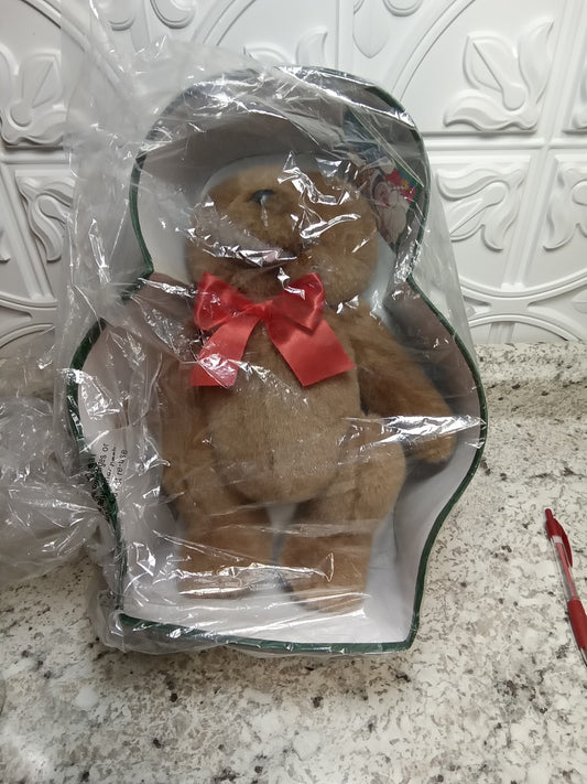 Holiday Workshop Teddy Bear In A Box