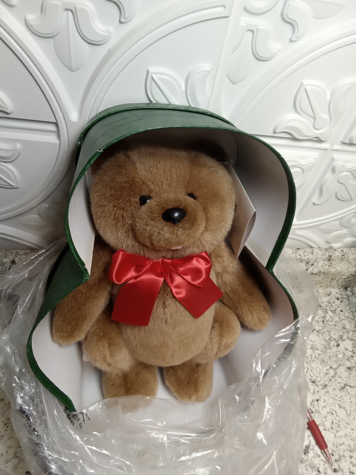 Holiday Workshop Teddy Bear In A Box