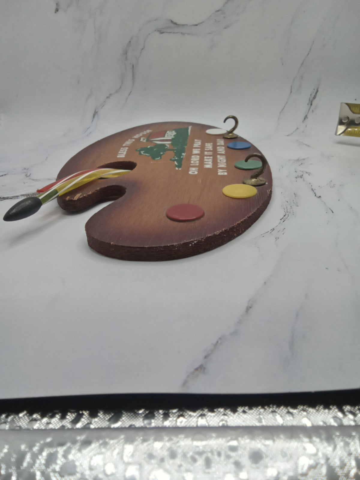Paint Board Key Holder Bless This House Wall Key Holder