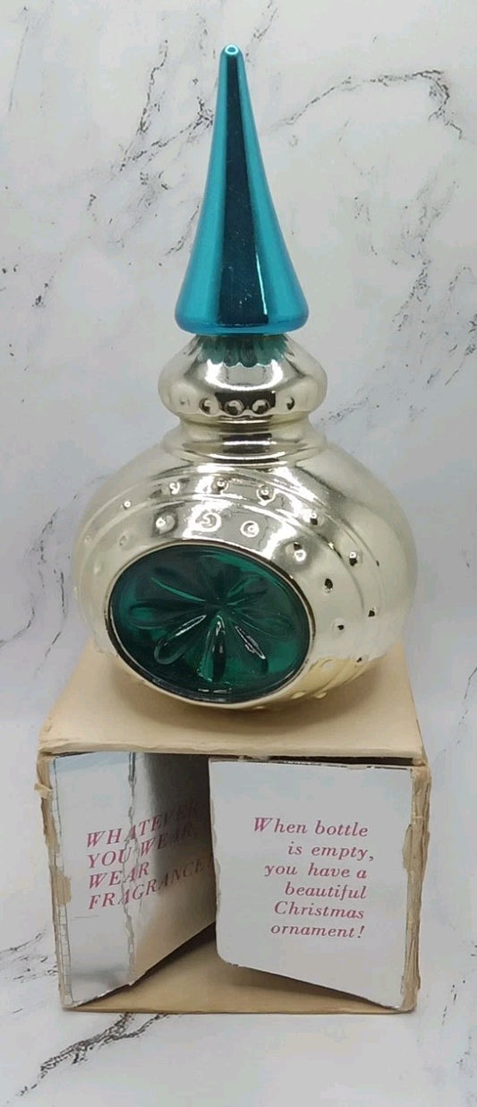 Avon Christmas Decoration Cologne Bottle Empty
