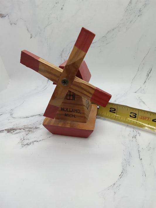 Miniature Windmill Holland Michigan Souvenir Travel Memorabilia
