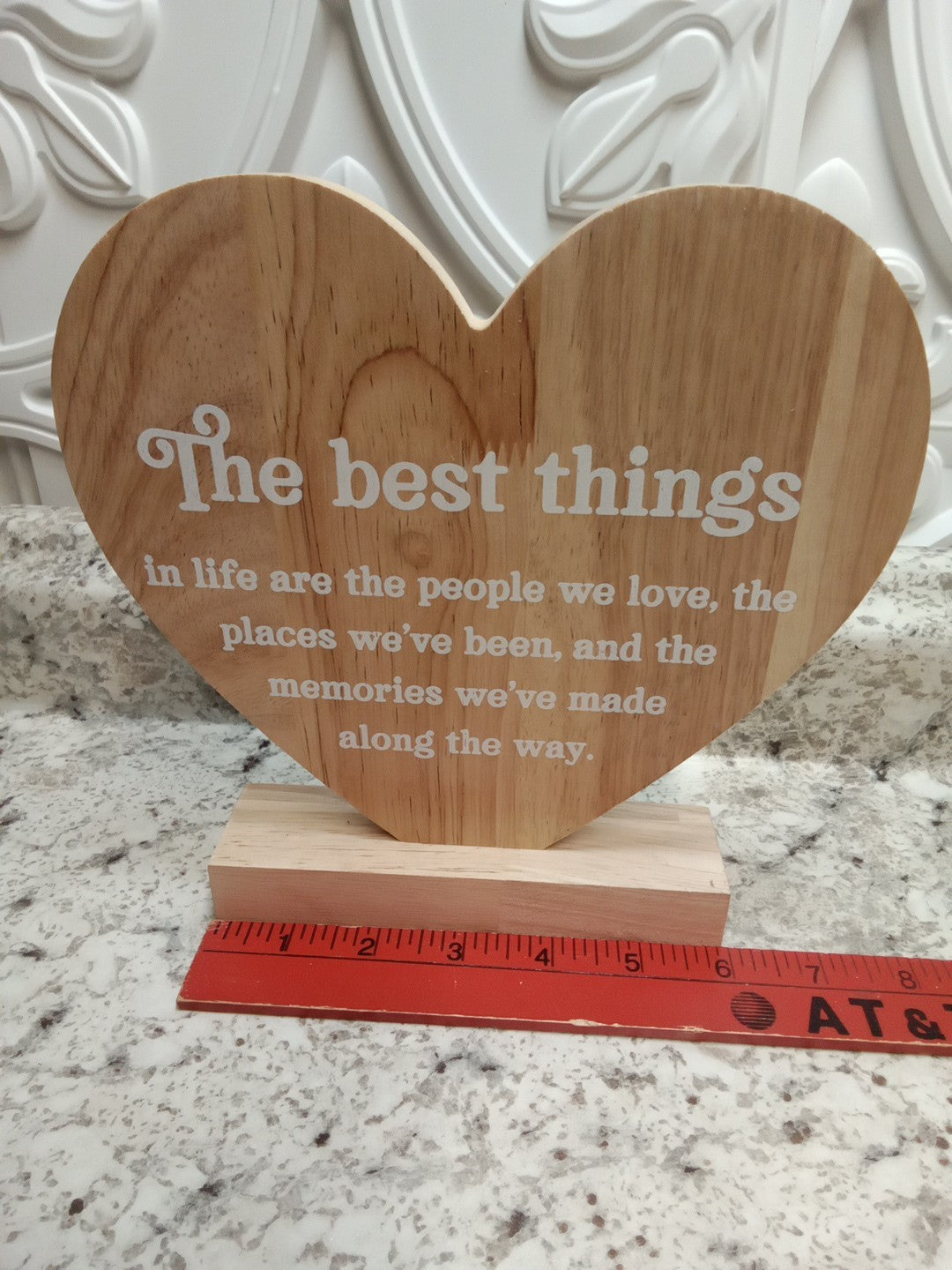 Home Decor Shelf Sitter Heart The Best Things