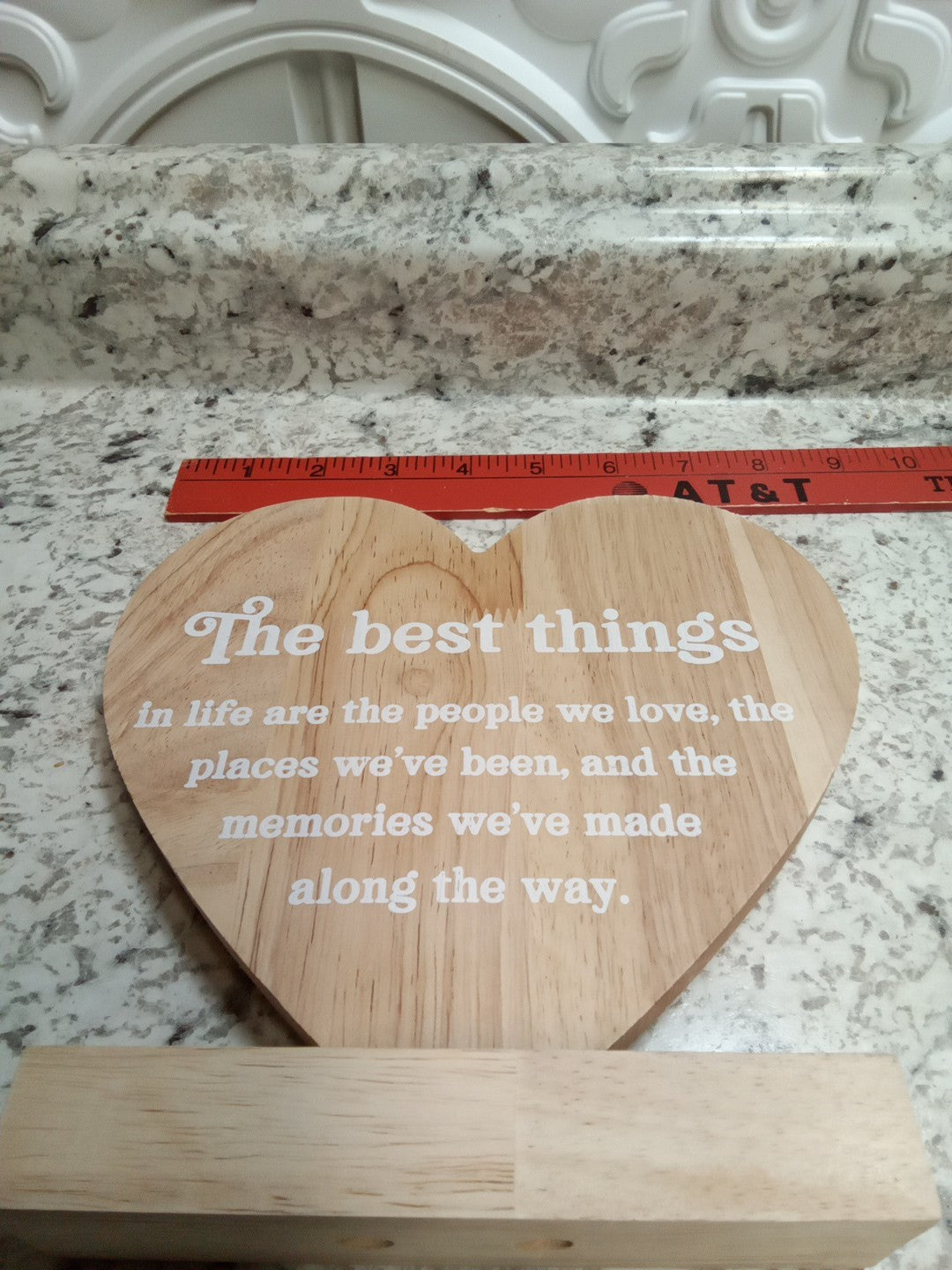 Home Decor Shelf Sitter Heart The Best Things