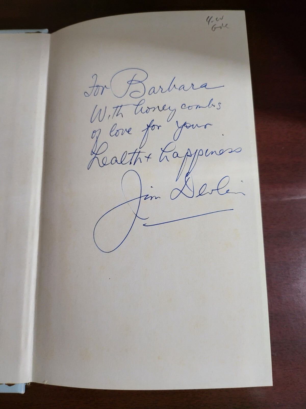Book - Mr Bee Pollen Himself by Jim Devlin   ~ Autographed Copy   1982   #2644