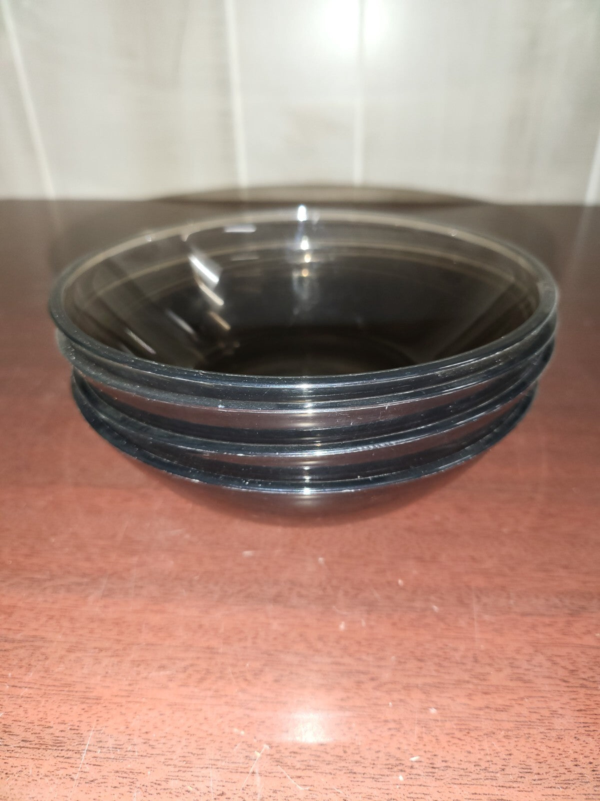 4 Vintage Gray Lucid David Douglas Accalac Bowls  6" x 1.75" No Chips or Cracks