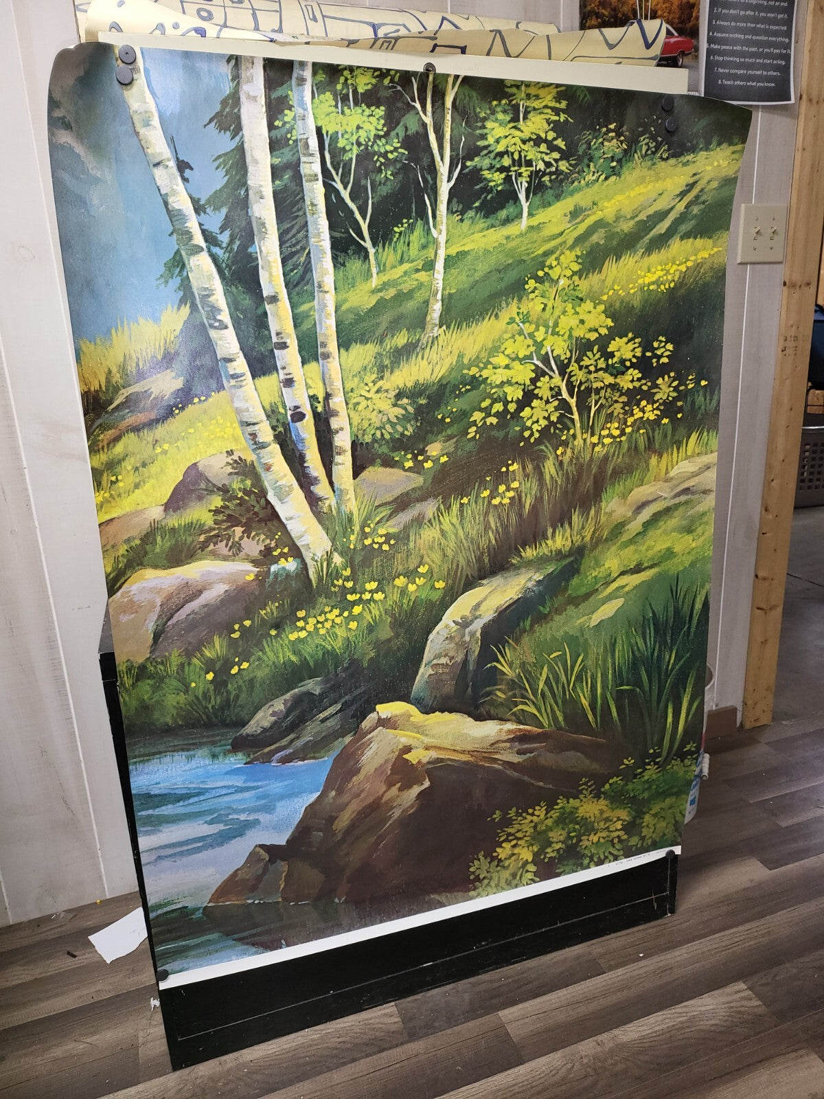 2 Vintage Lithographs C9405 Shepard DES #2 - 6 & 8 36W x 48"H ea Backdrop Photo